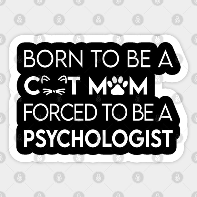 Psychologist Sticker by Elhisodesigns